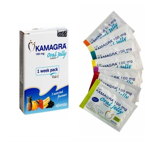 Ajanta Kamagra Oral Jelly, 7 sachets, 100 mg each